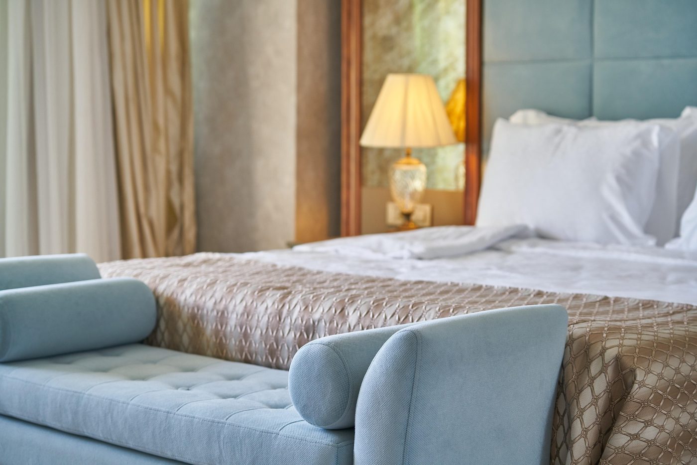 Luxury hotel suite